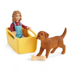 Schleich 42543 Puppy Bolderwagen