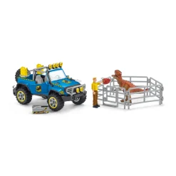 Schleich 41464 Terreinwagen Met Dino-Buitenpost