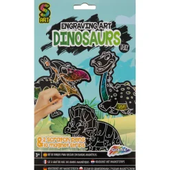 Scratch art magneten 10 stuks 2 assorti