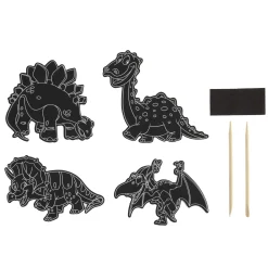 Scratch art magneten 10 stuks 2 assorti