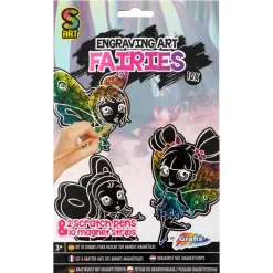 Scratch art magneten 10 stuks 2 assorti