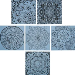 Scratch art met kleuren 7 delig 2 assorti