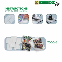 SES BEEDZ ART: Strijkkralen Toekan