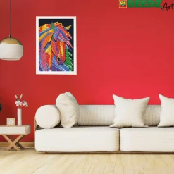 SES BEEDZ ART: Strijkkralen Paard Fantasie