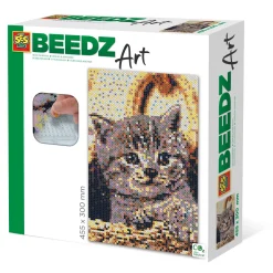 SES BEEDZ ART: Strijkkralen Poes