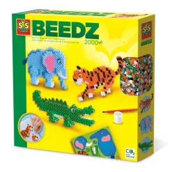 SES Beedz Strijkkralen Safari Dieren 2000 Stuks