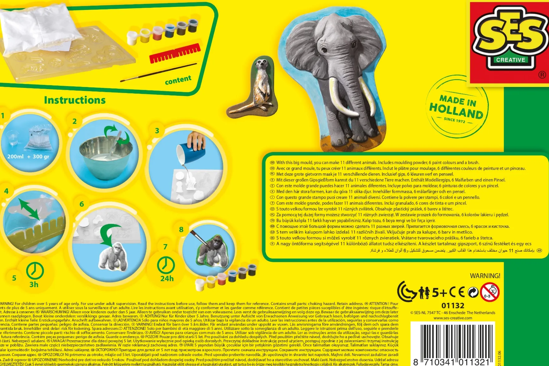 Ses Gips Gieten Dieren