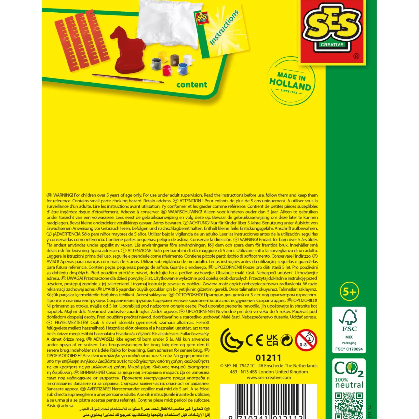 SES Gips Gieten Paard