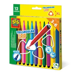 SES Ik Leer Driehoek Grip Stiften