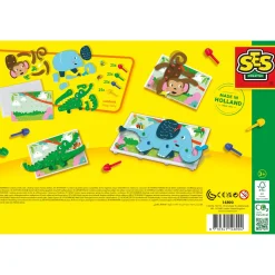 SES Ik Leer Mozaiek Dieren Puzzel