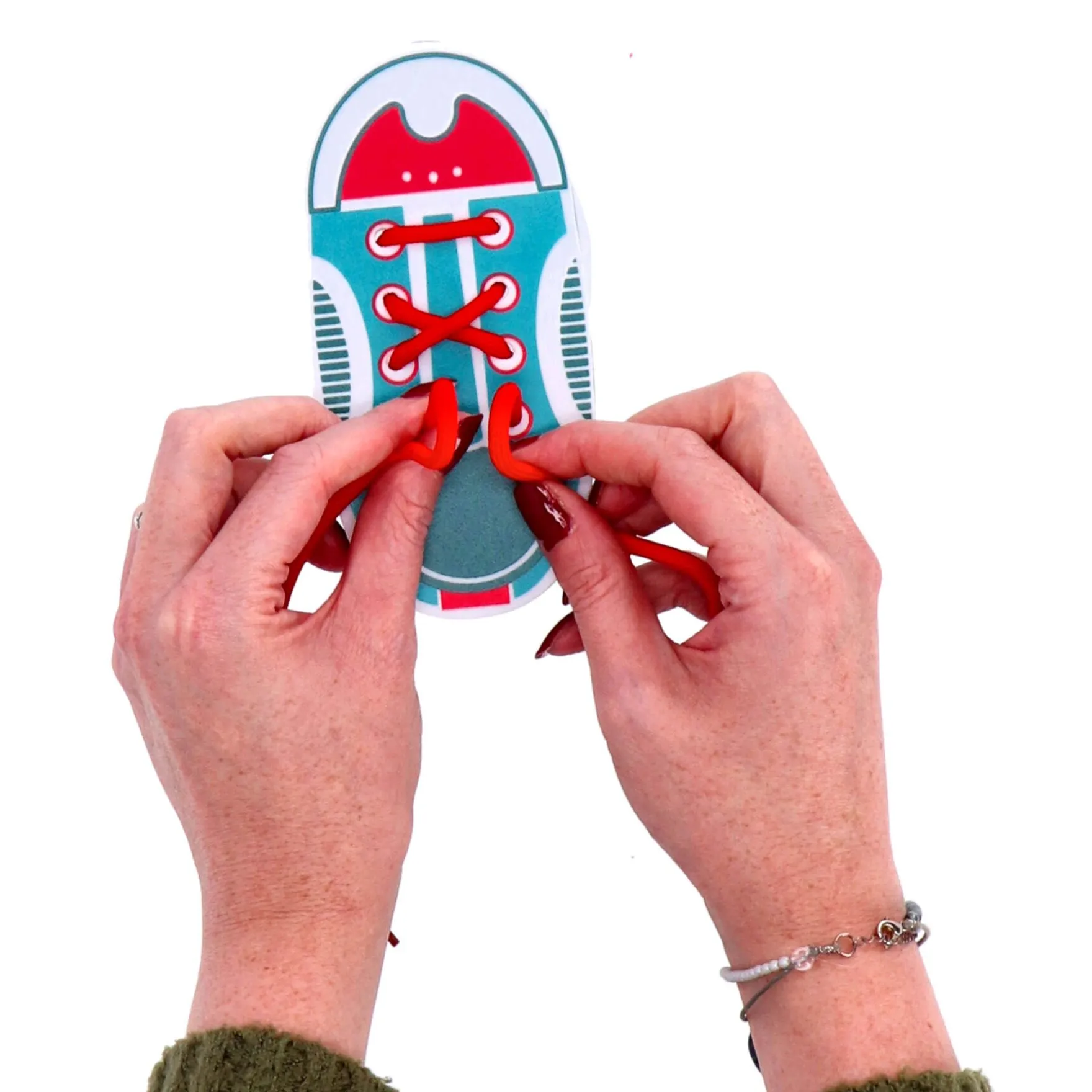 SES Ik Leer Veters Strikken