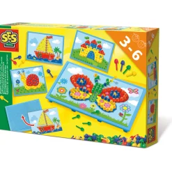 SES Mozaïekbord Met Kaarten