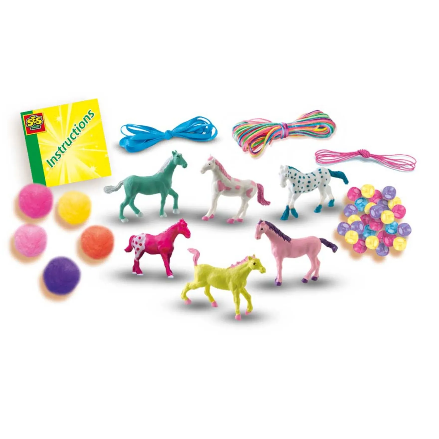 SES Paarden Pompom Sieraden