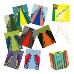 SES papieren vliegtuigjes lanceren