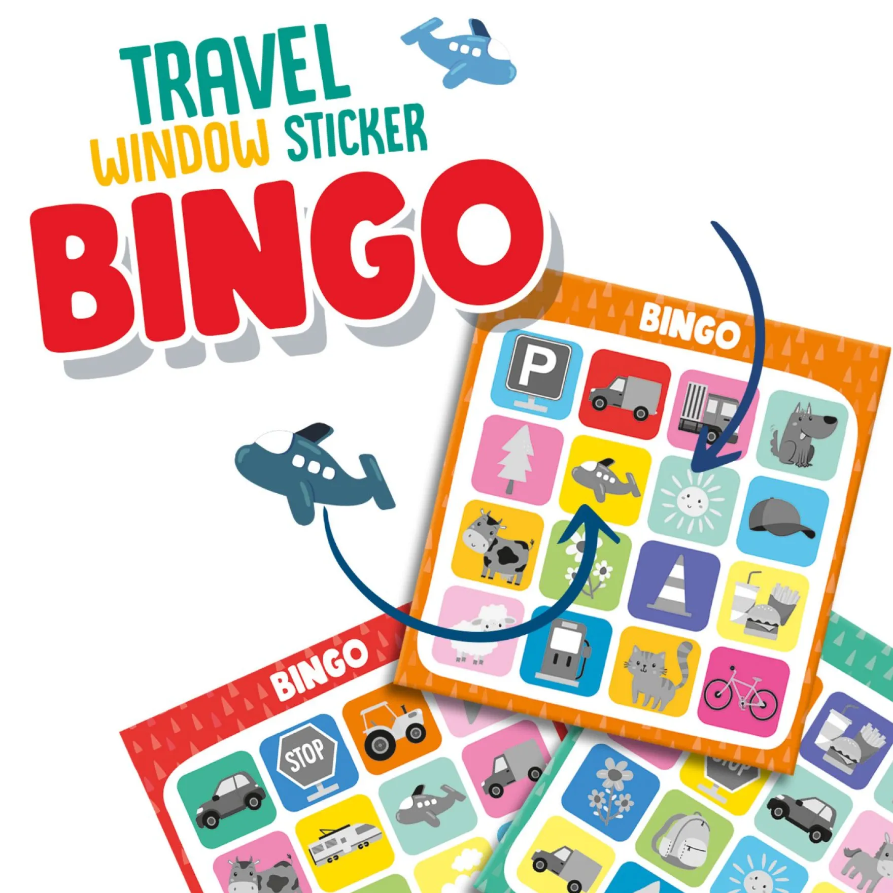 SES Raamsticker Bingo - Reisspel