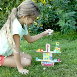 SES spel houten balans boot