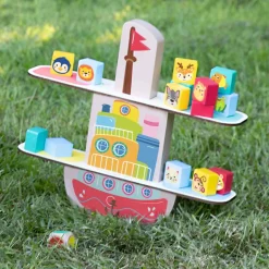 SES spel houten balans boot