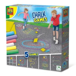 SES stoepkrijt spellen 5 in 1