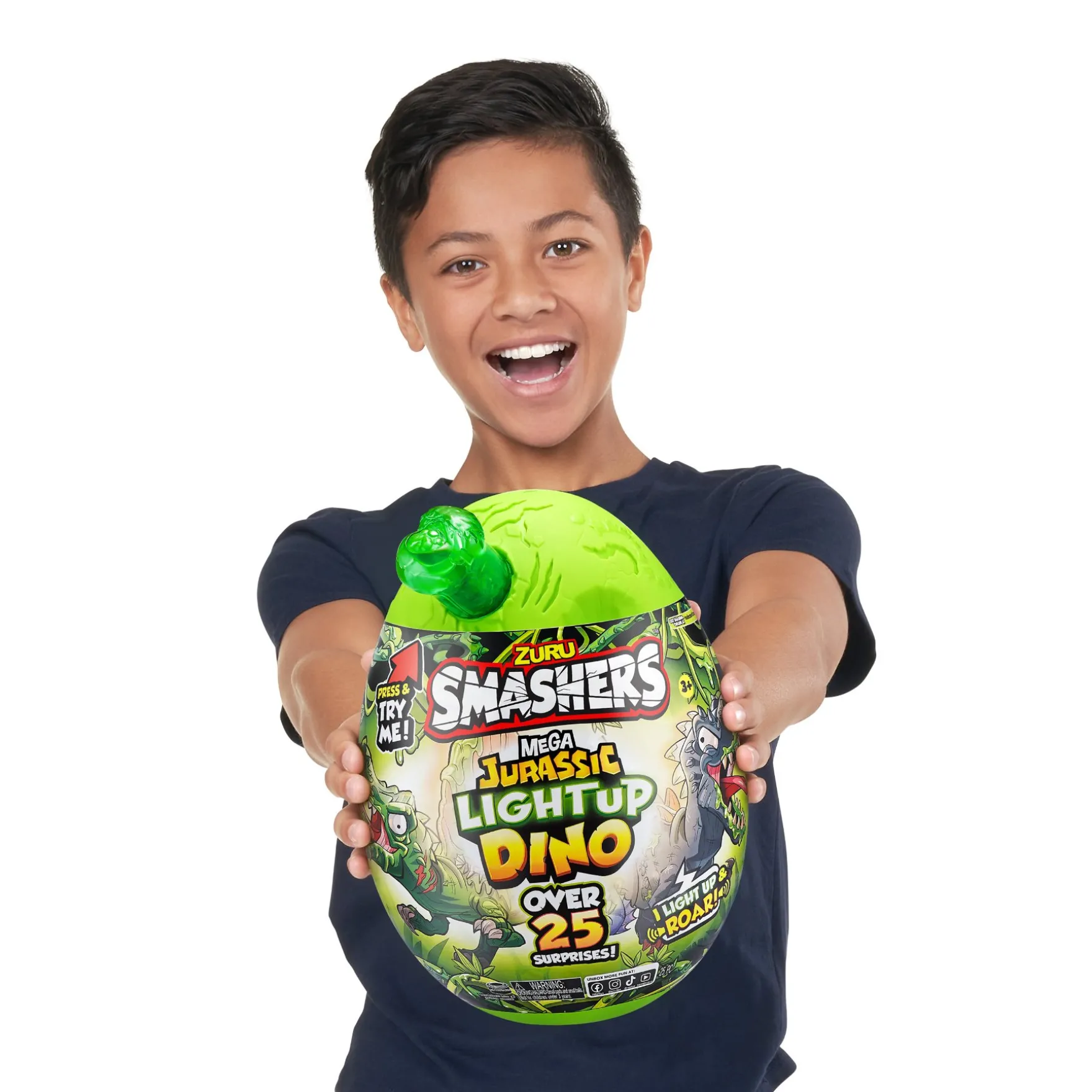 Smashers mega jurassic light-up dino