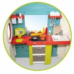 Smoby speelhuis Chef House 124 x 132 x 135 cm