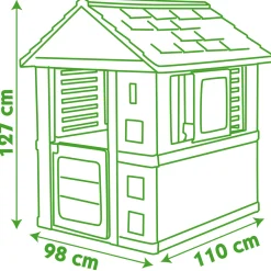 Smoby Speelhuis Nature 98 X 110 X 127 Cm