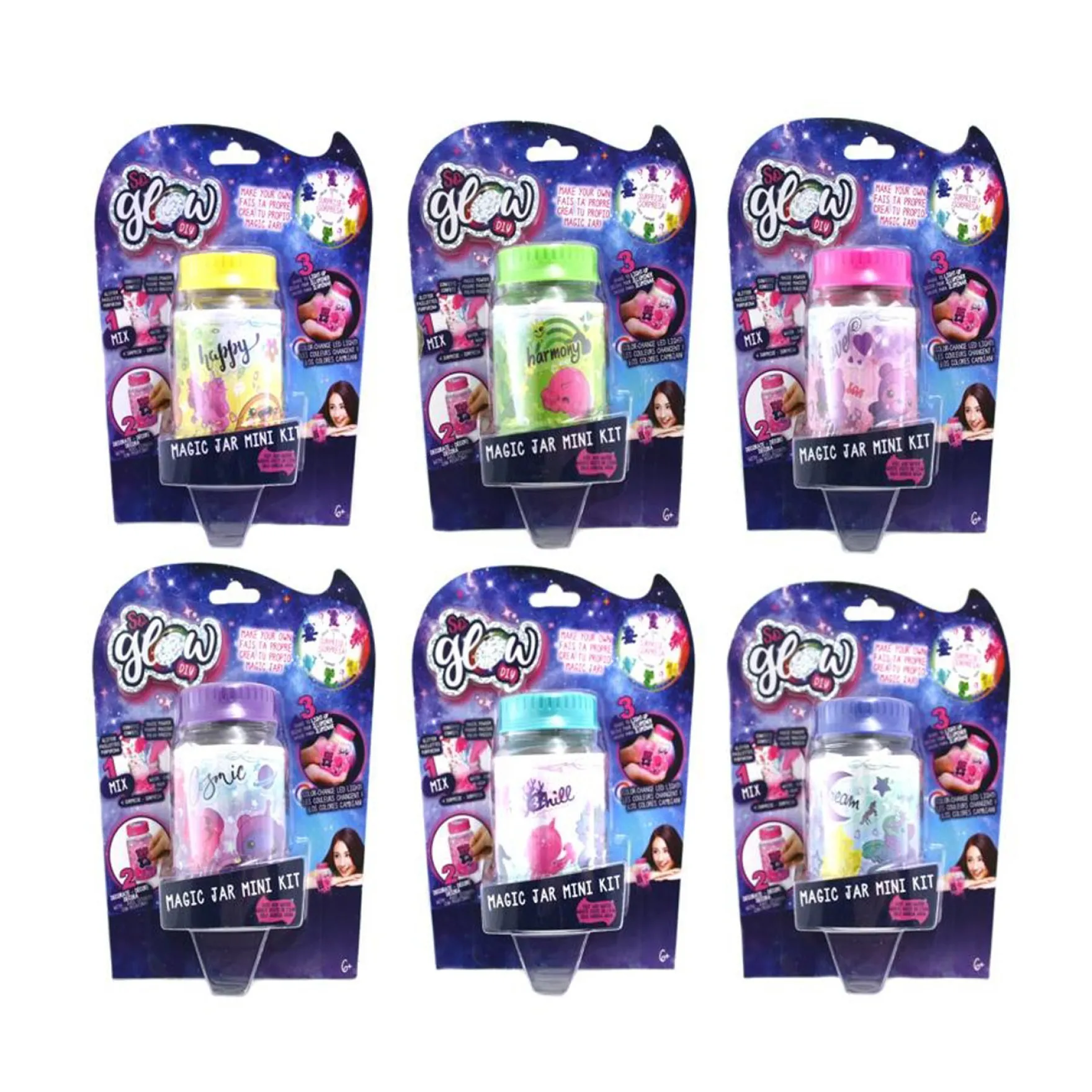 So Glow Magic Jar Mini Kit 6 Assorti