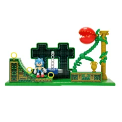 Sonic Speedway Zone speelset inclusief 6,5 cm figuur