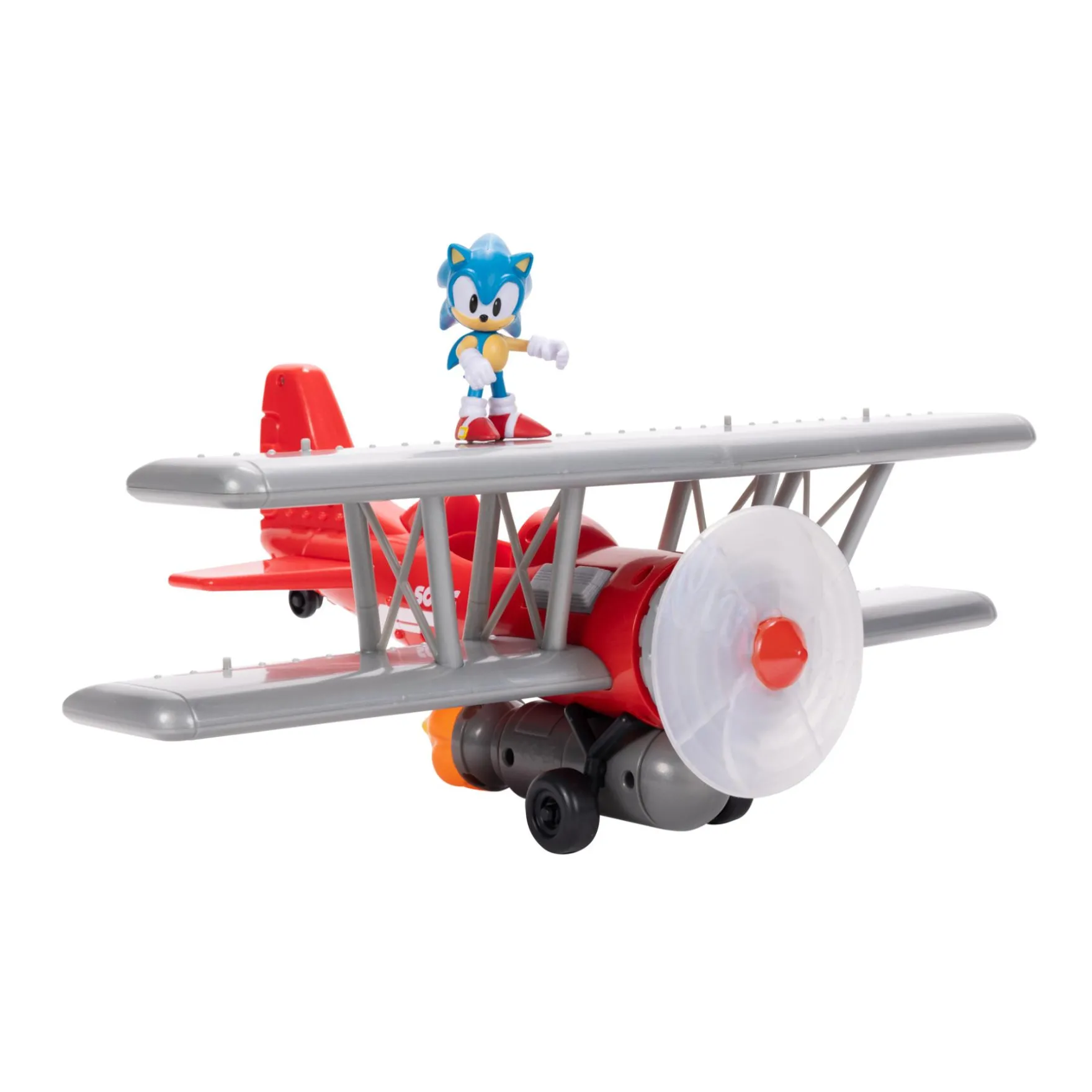 Sonic Tornado biplane inclusief 6,5 cm figuur