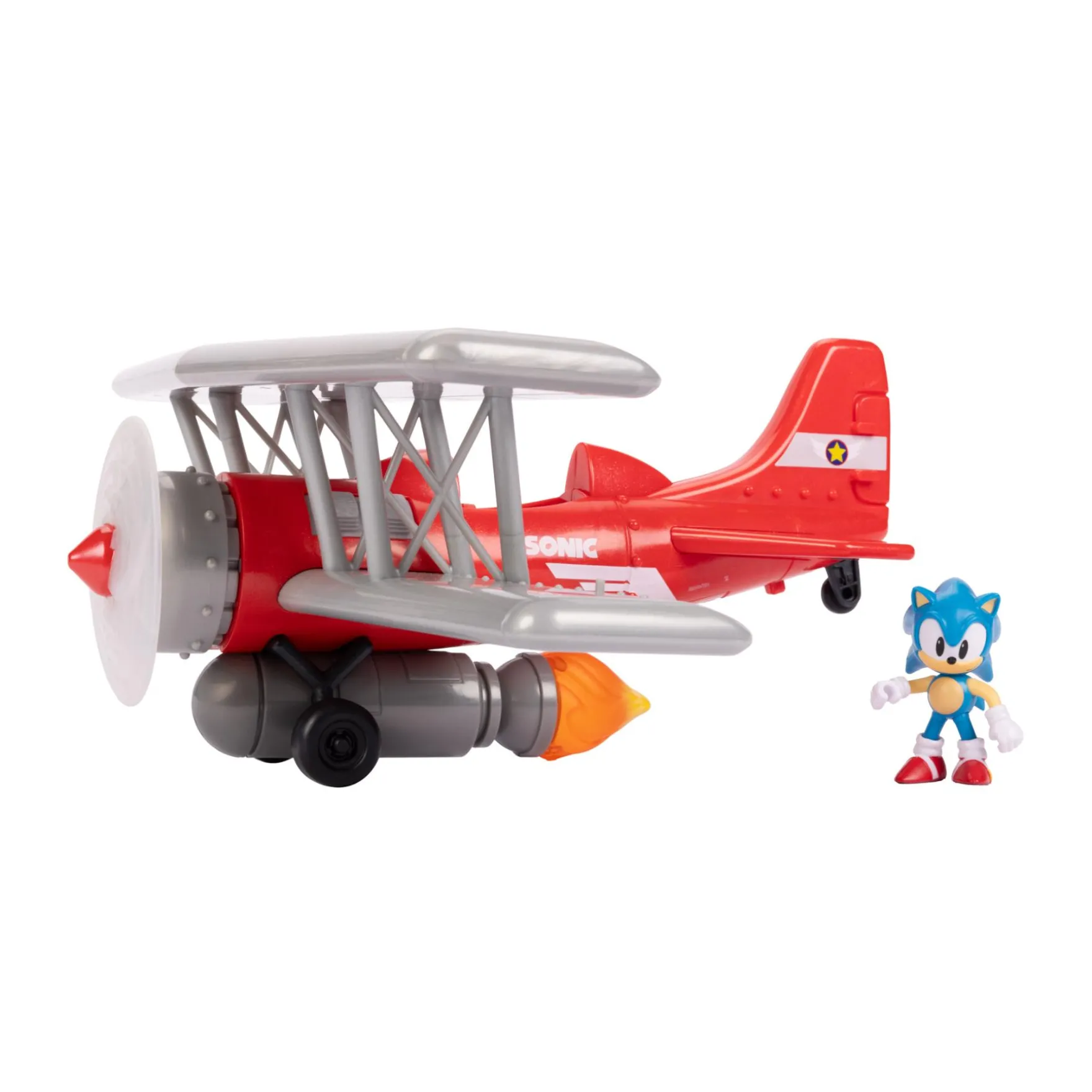 Sonic Tornado biplane inclusief 6,5 cm figuur