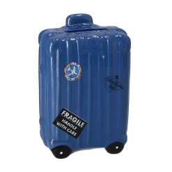 Spaarpot koffer 13,5x9x5 cm 3 assorti