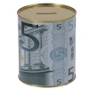 Spaarpot met eurobiljet assorti 10X10X12 cm