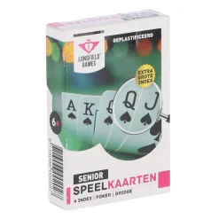 Speelkaarten Senior Extra grote tekens - Kaartspel