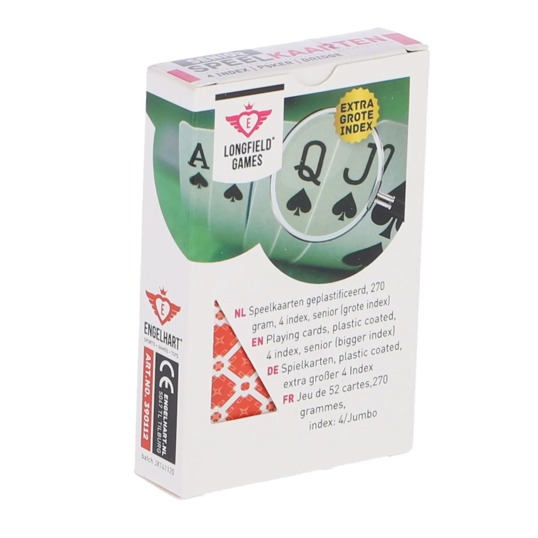 Speelkaarten Senior Extra grote tekens - Kaartspel