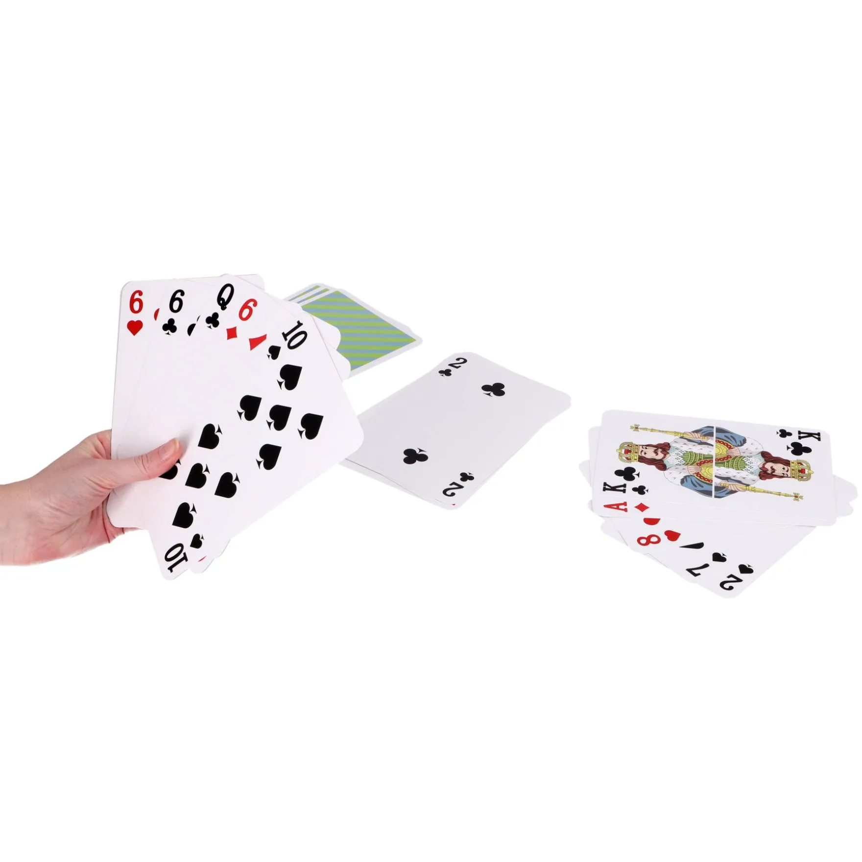 Speelkaarten xxl 18,5 x 12 cm