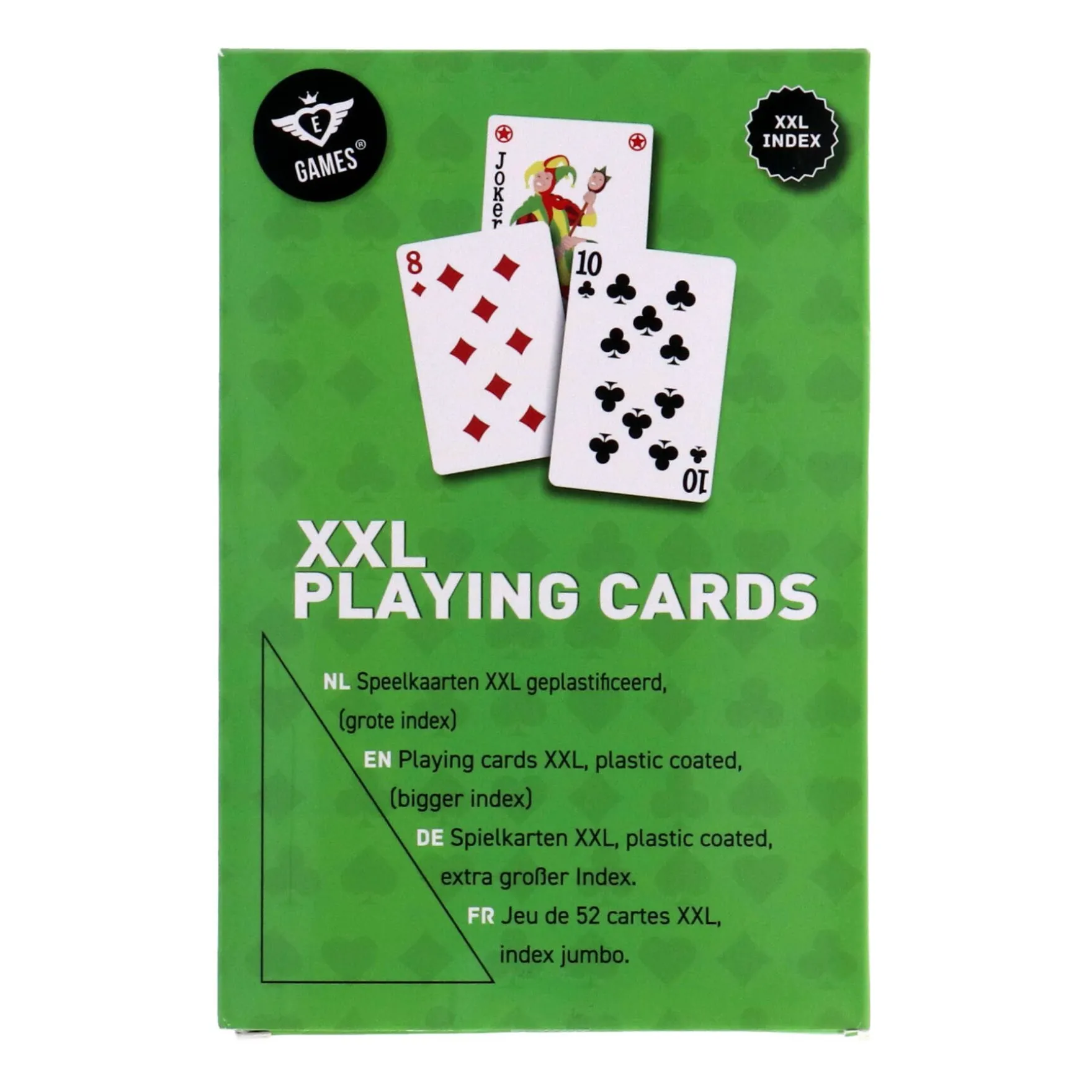 Speelkaarten xxl 18,5 x 12 cm