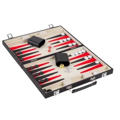 Spel Backgammon In Koffer Zwart