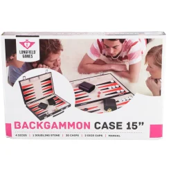 Spel Backgammon In Koffer Zwart
