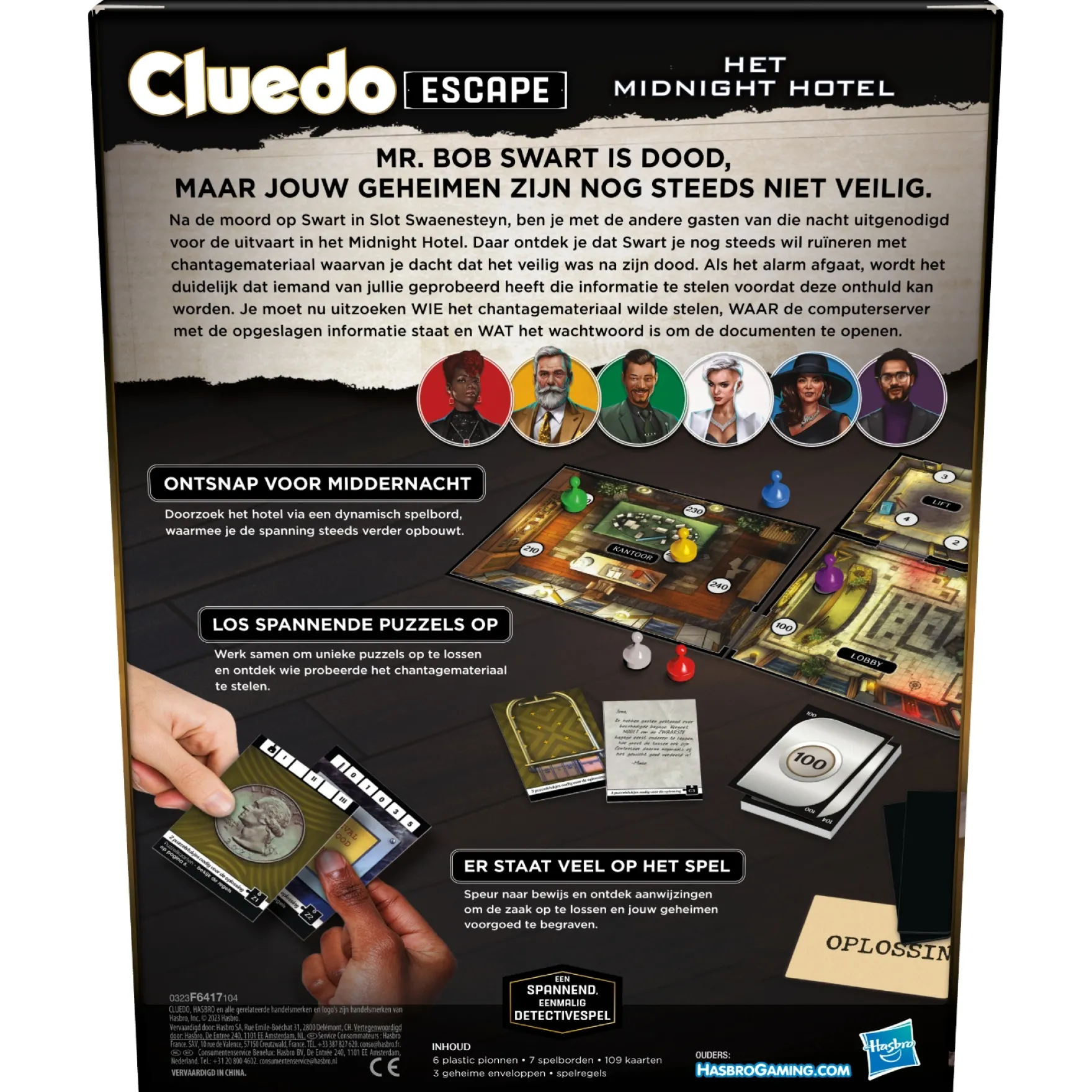 Spel Cluedo Escape Het Midnight Hotel
