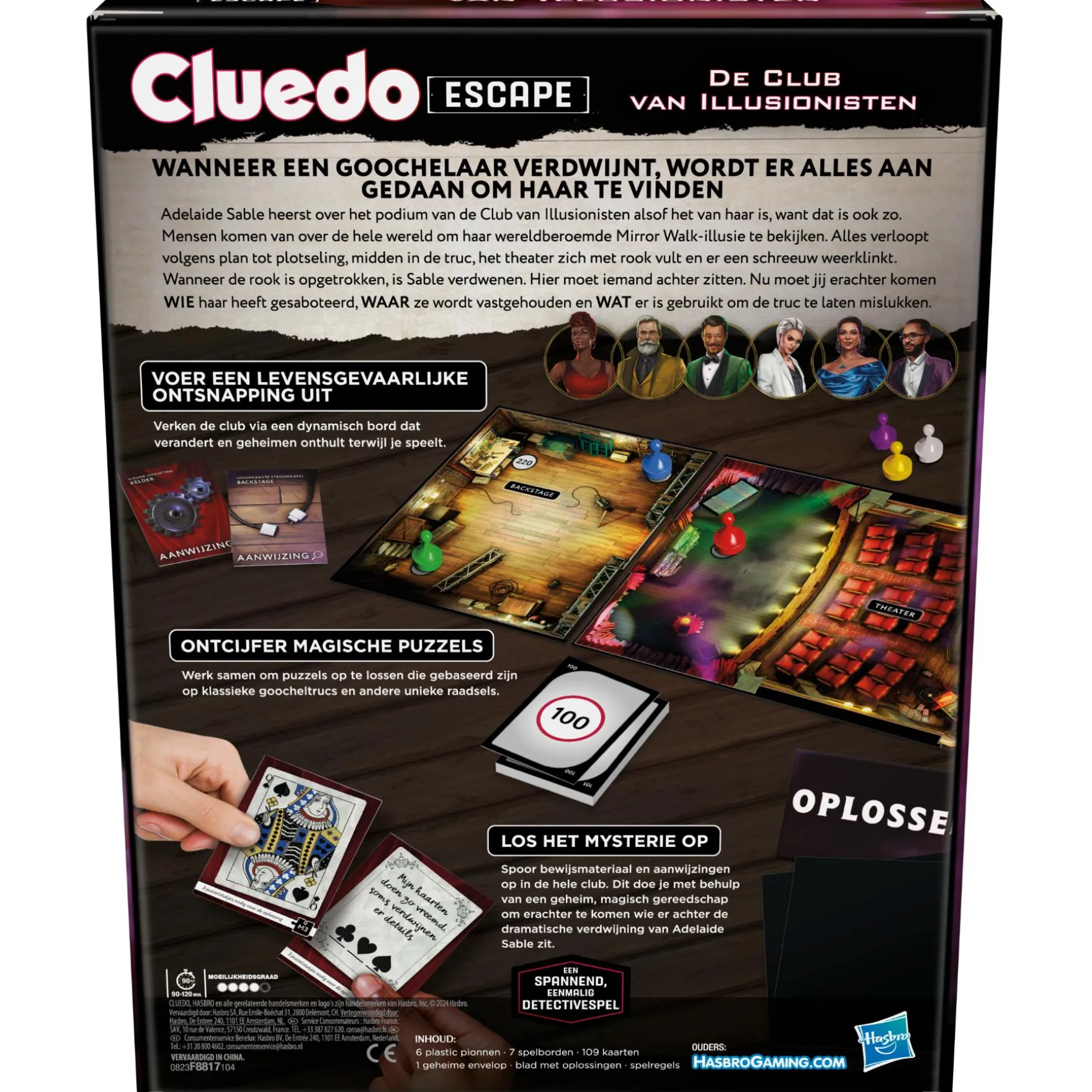 Spel Cluedo Escape The Illusionist Club