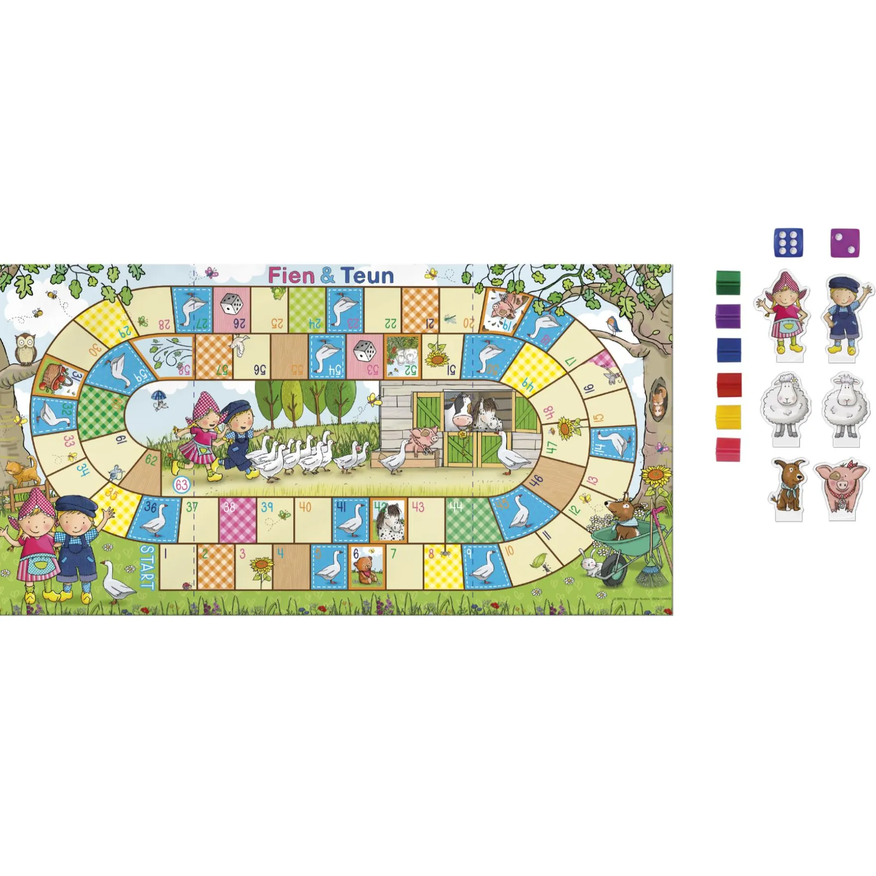 Spel Ganzenbord Fien en Teun