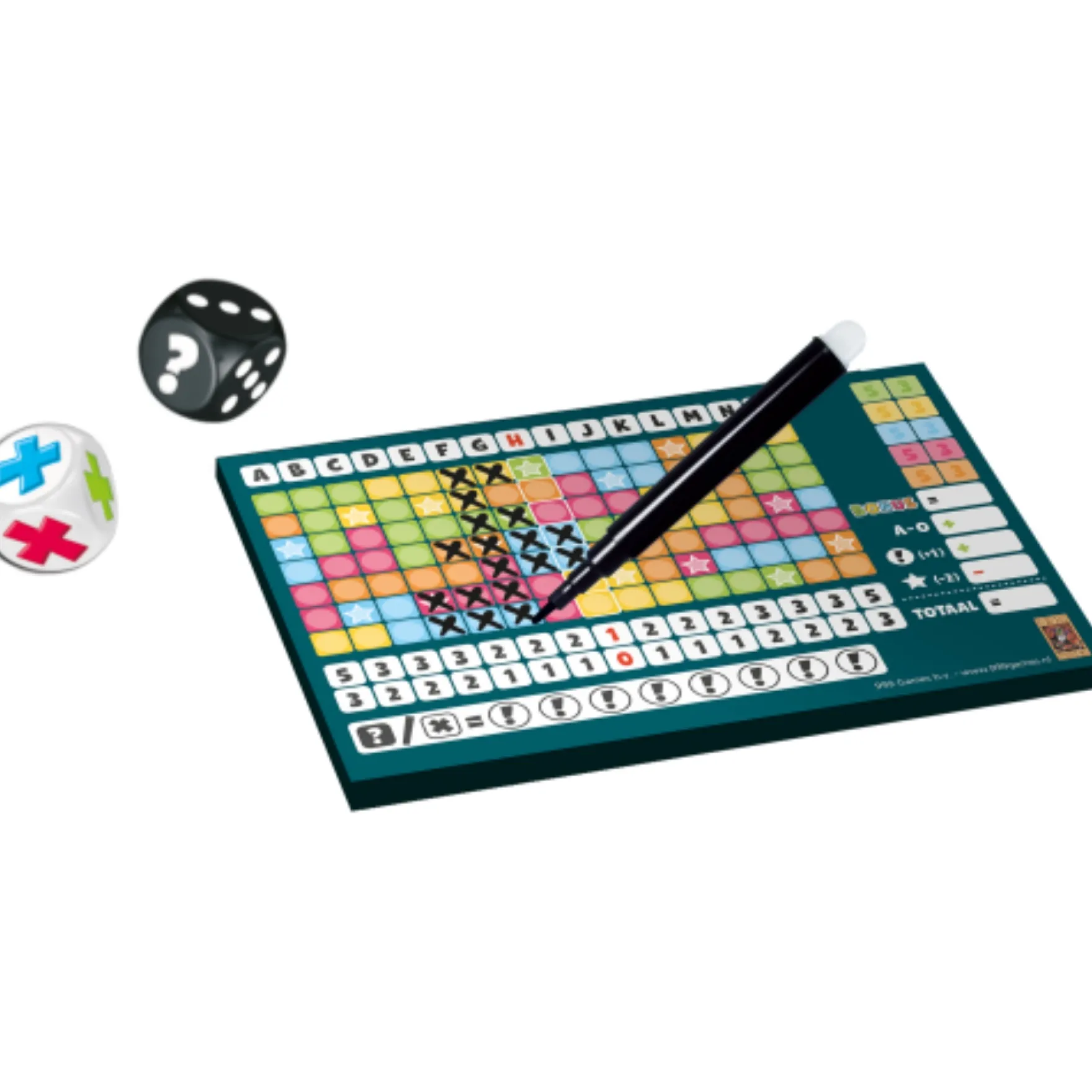 Spel Keer Op Keer Scoreblok 3 Stuks Level 2,3,4