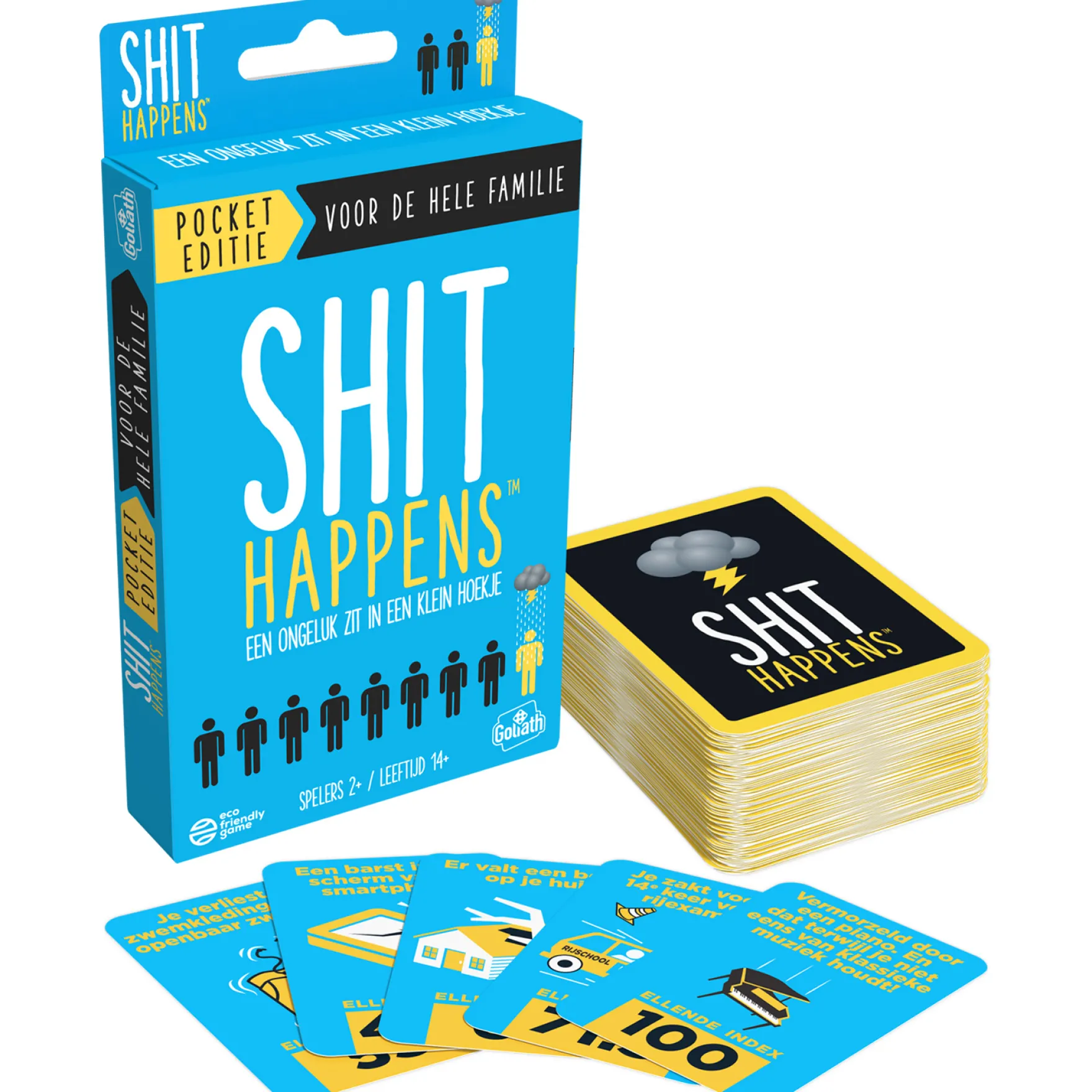 Spel Shit Happens Fam. Ed. 100 Kaarten