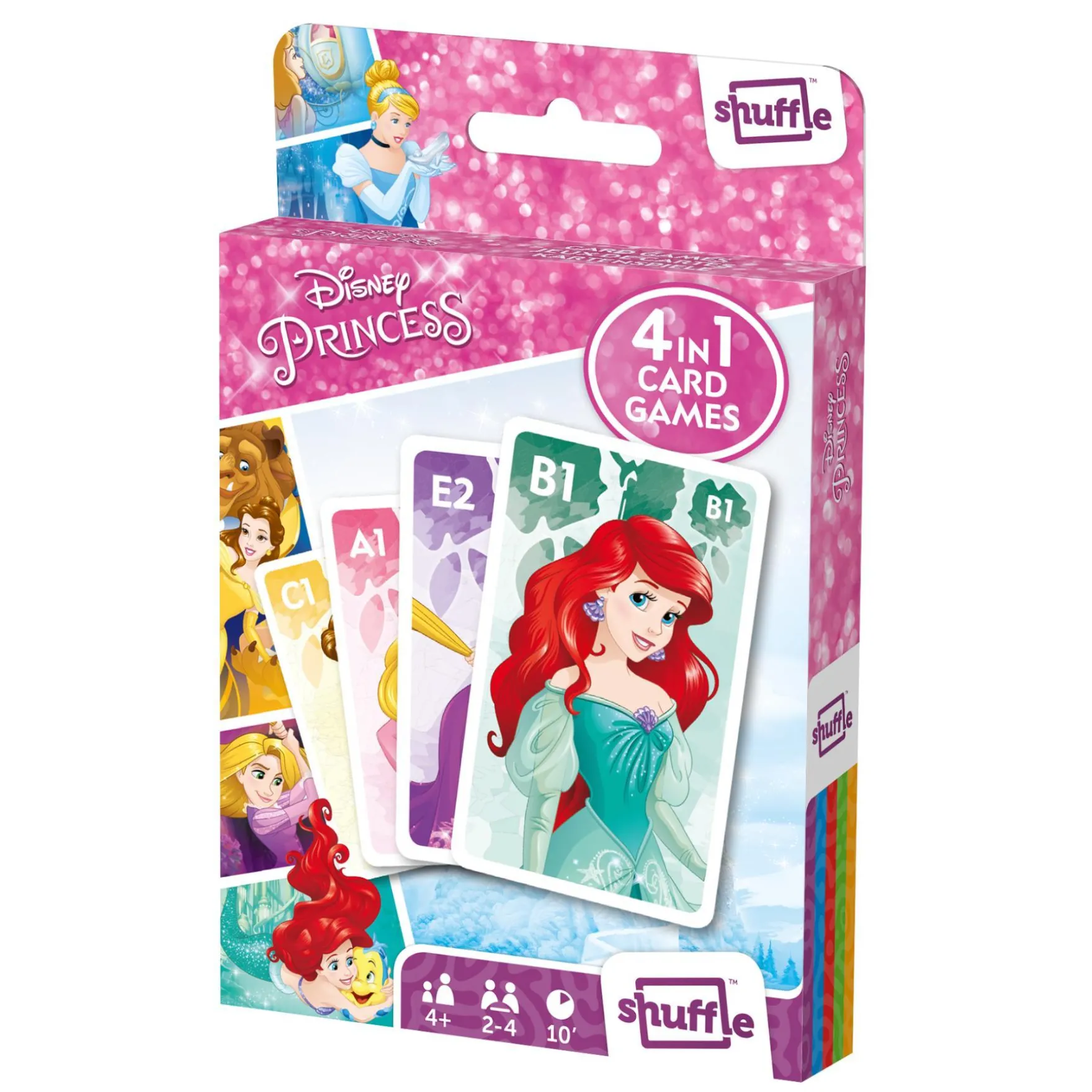 Spel Shuffle 4 In 1 Disney Princess