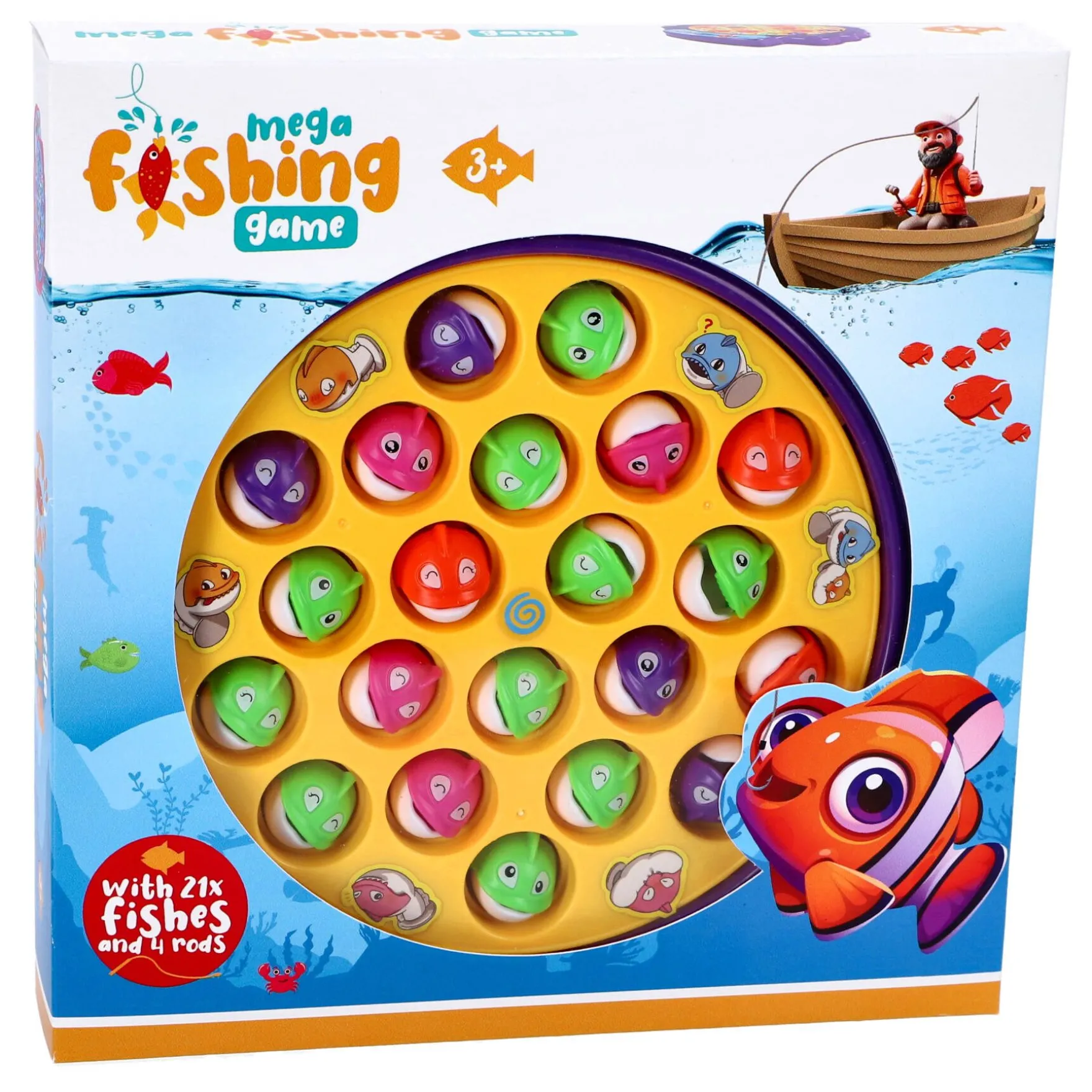 Spel Vissen Vangen 21 Stuks