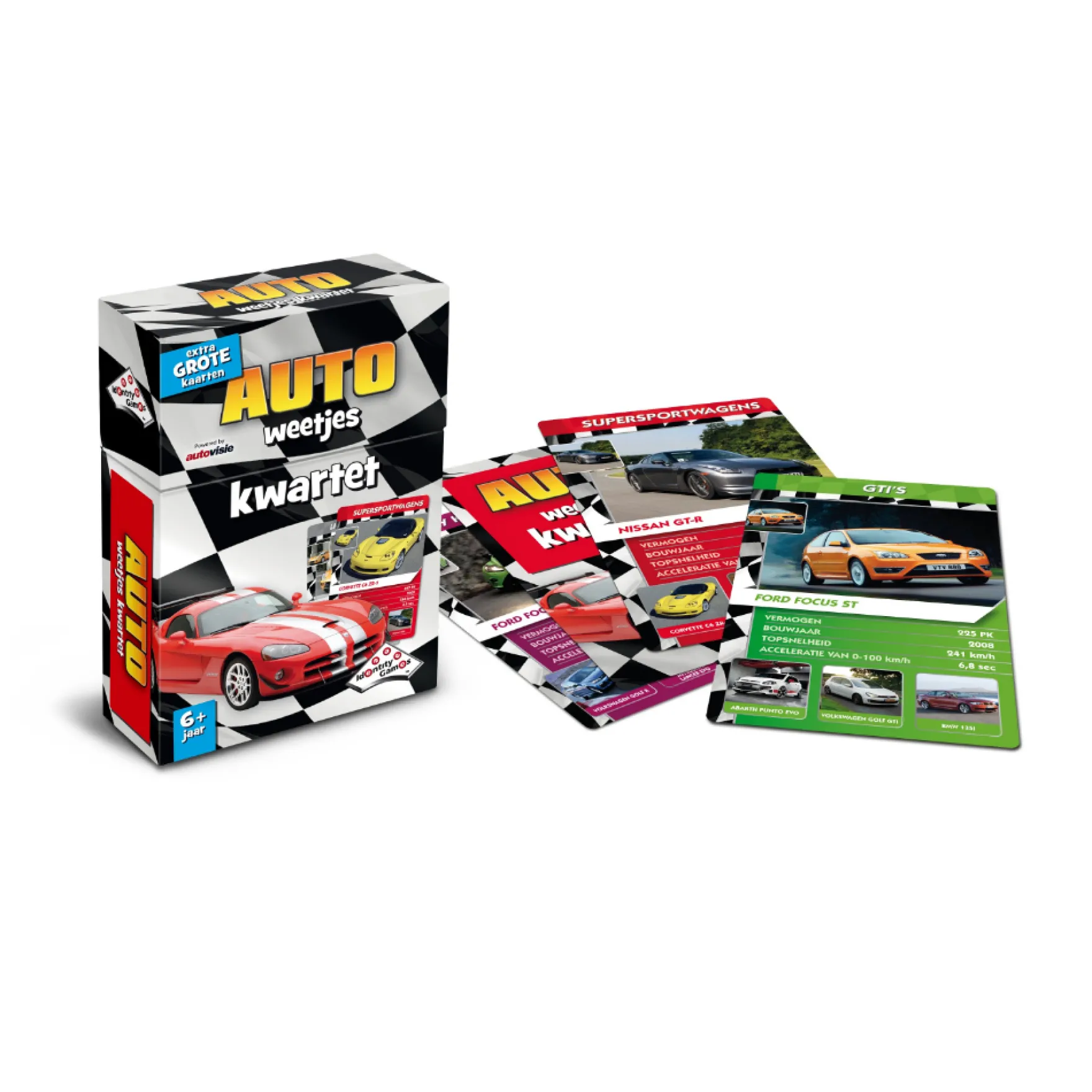 Spel Weetjes Kwartet Auto's