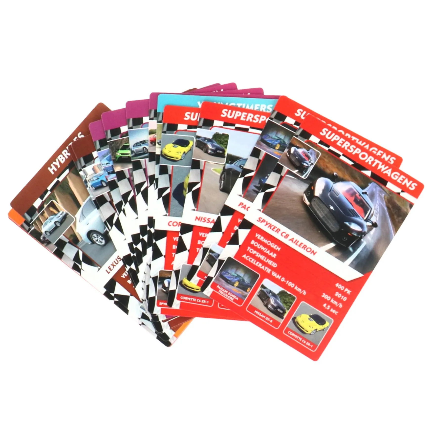 Spel Weetjes Kwartet Auto's