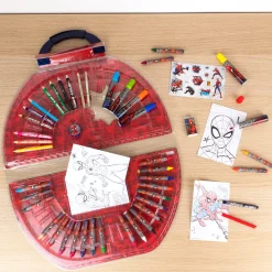 Spider-Man Kleurkoffer 51-delig