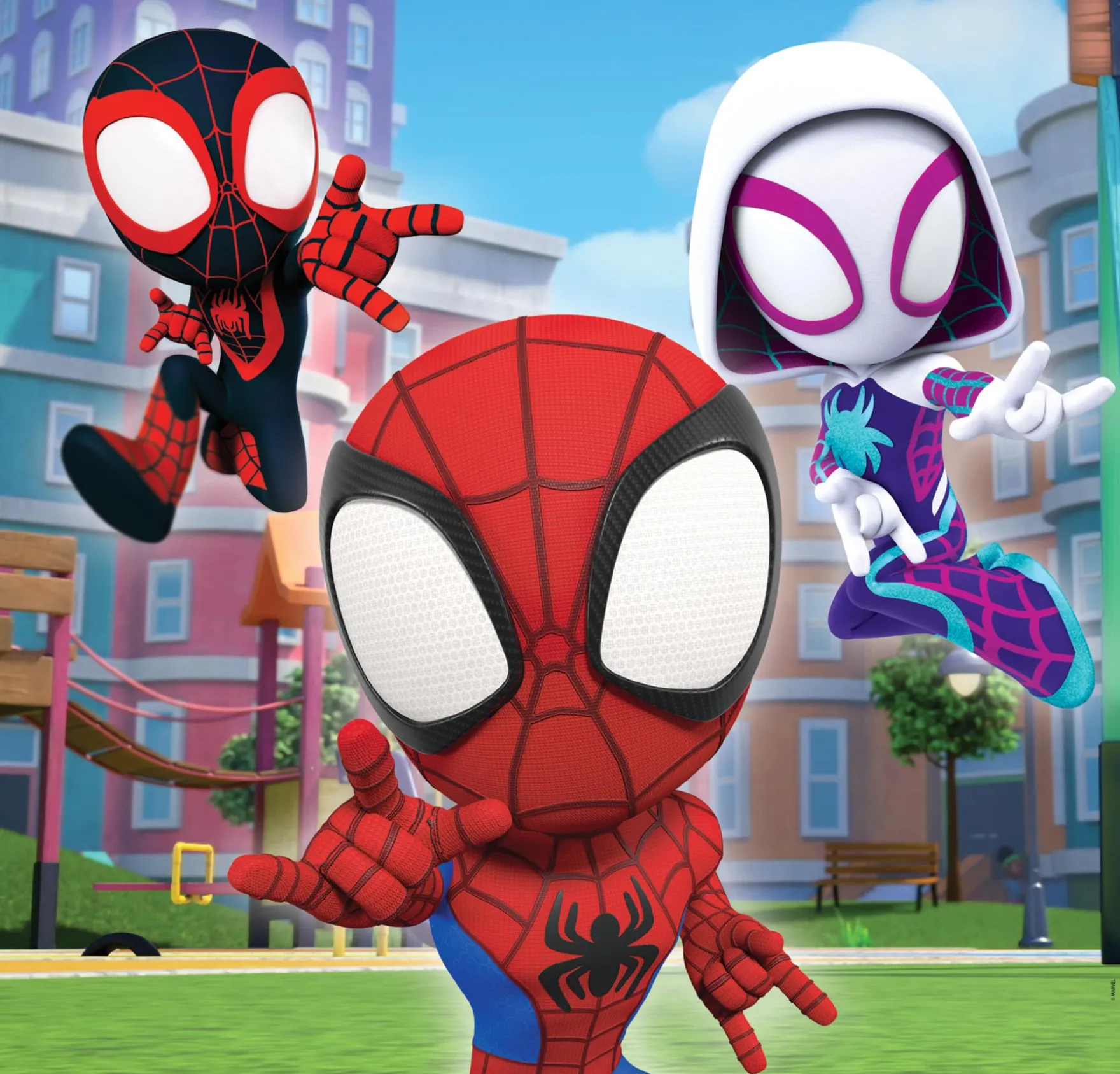 Spidey And Friends puzzel 3 x 48 stukjes