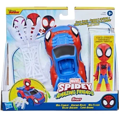 Spidey And Friends Voertuig En Figuur Assorti