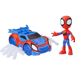 Spidey And Friends Voertuig En Figuur Assorti